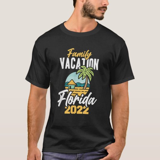 一致する家族休暇グループ Tシャツ (正面)