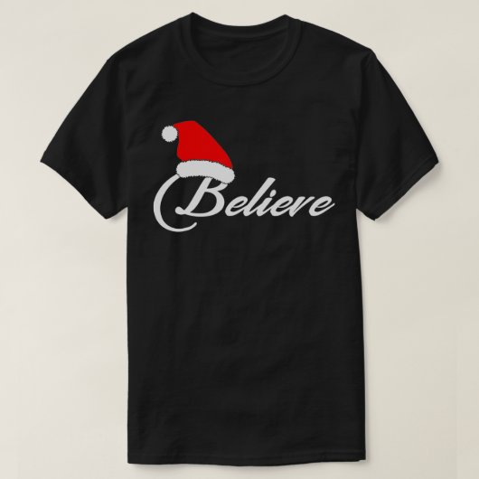 一致する家族信じクリスマスパジャマPJキリスト Tシャツ (デザイン正面)