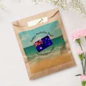 一致する文字の編集オーストラリアの日フラグビーチロリー フェイバーバッグ (封をした状態)