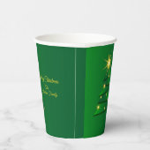 一致する緑のツリー変更名20xx 紙コップ (右)