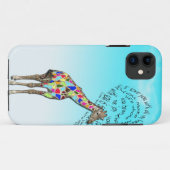 一致のキリン愛ハートのiphoneカバー Case-Mate iPhoneケース (裏面(横))