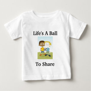 一致のメッセージ ベビーTシャツ
