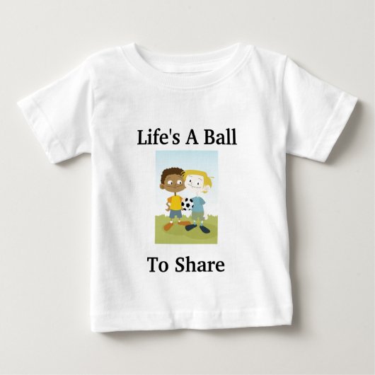 一致のメッセージ ベビーTシャツ (正面)