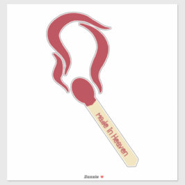 一致の作成天国 シール