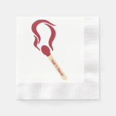 一致の作成天国 縁ありカクテルナプキン (正面)