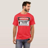 一致の危険 Tシャツ (正面フル)