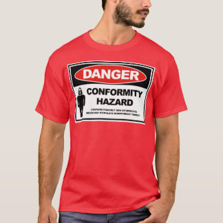一致の危険 Tシャツ