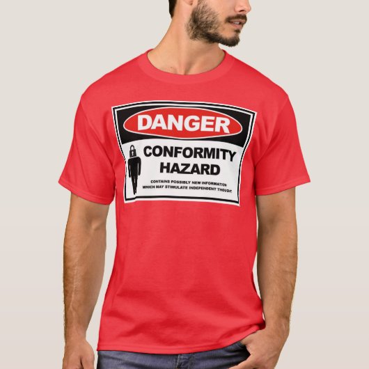 一致の危険 Tシャツ (正面)