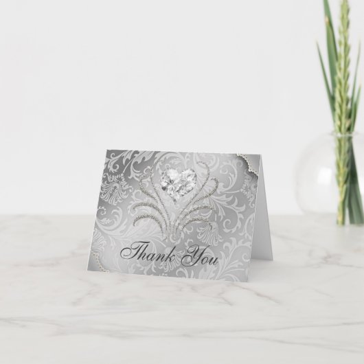 -一致の招待状ありがとう サンキューカード (正面)