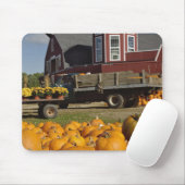 一致の近くの秋の農場のカボチャ、2 マウスパッド (マウス)