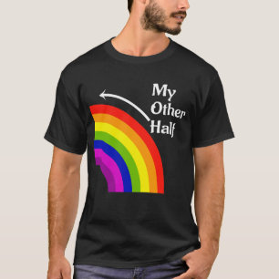 一致のTシャツを残っている私の残りの半分の虹 Tシャツ