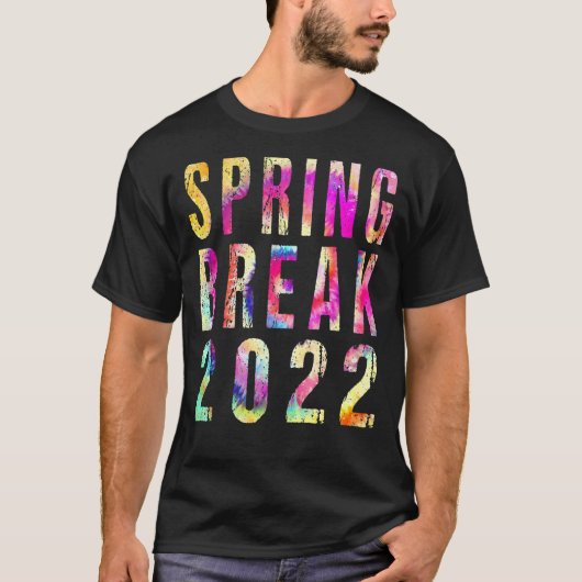 一致グループばね破断2022ヴィンテージ絞り染めG Tシャツ (正面)