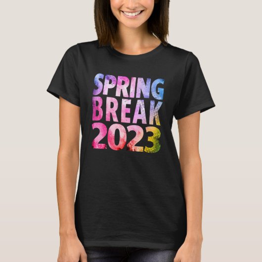 一致グループばね破断2023ヴィンテージ絞り染め1 Tシャツ (正面)