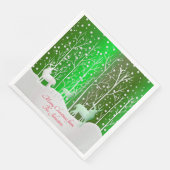 一致セット白トナカイ編集名（緑） (コーナー)