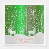 一致セット白トナカイ編集名（緑） (正面)