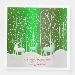 一致セット白トナカイ編集名（緑）