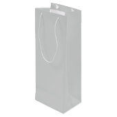 一致セット白トナカイ編集名（緑） ワインギフトバッグ (裏面アングル)