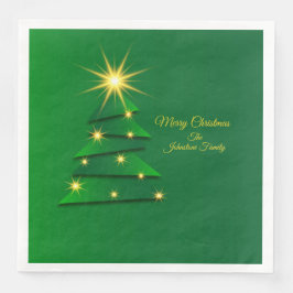 一致セット緑のツリー変更名ディナー