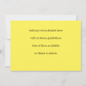 一致セット緑のツリー変更名文字クリスマス 招待状 (裏面)