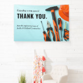 一致ツールセット建築 |ありミニマルがとう 横断幕 (インサイチュ)