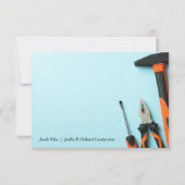 一致ツールセット ノートカード (正面)