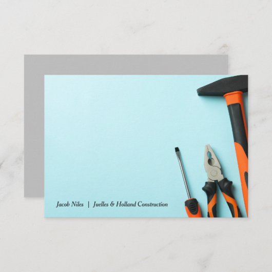 一致ツールセット ノートカード (正面/裏面)