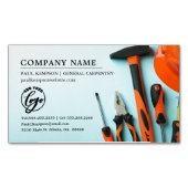 一致ツールセット |建築テーマ マグネット名刺 (正面)