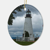 一致ポイント灯台 セラミックオーナメント (左)