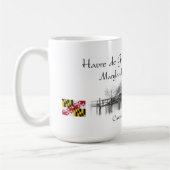 一致ポイント灯台、ハバーde Grace、メリーランド コーヒーマグカップ (左)