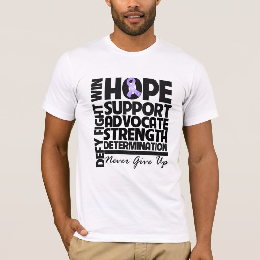 一般がん希望の支援者 Tシャツ (正面)