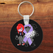 一般がん最低 キーホルダー (正面)