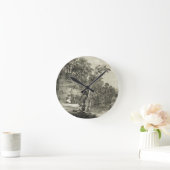 一般に次と呼ばれる孔化春の見解 ラウンド壁時計 (ホーム)