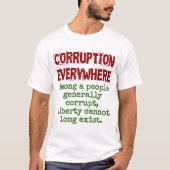 一般に腐敗している人々の間で – 腐敗クート Tシャツ (正面)