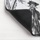 一般にBlackbeardと電話されるTeach大尉、 マウスパッド (コーナー)