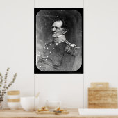 一般ウィンフィールドスコットダゲレオタイプ1849 ポスター (キッチン)