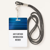 一般オフィスバッジ バッジ (裏面ランヤード)