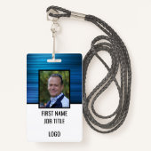 一般オフィスバッジ バッジ (正面ランヤード)