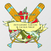 一般カスタマイズいかりオール航海のテーマ ウィンドウサイン (シート)