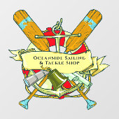 一般カスタマイズいかりオール航海のテーマ ウィンドウサイン (シート)