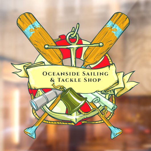 一般カスタマイズいかりオール航海のテーマ ウィンドウサイン (シート2)