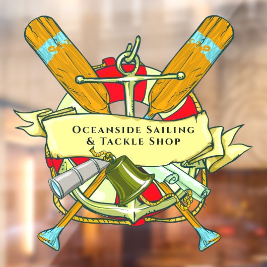 一般カスタマイズいかりオール航海のテーマ ウィンドウサイン (シート2)