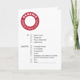 一般グリーティングカード カード