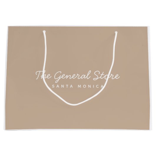 一般ストア光沢仕上げバッグ ラージペーパーバッグ (正面)