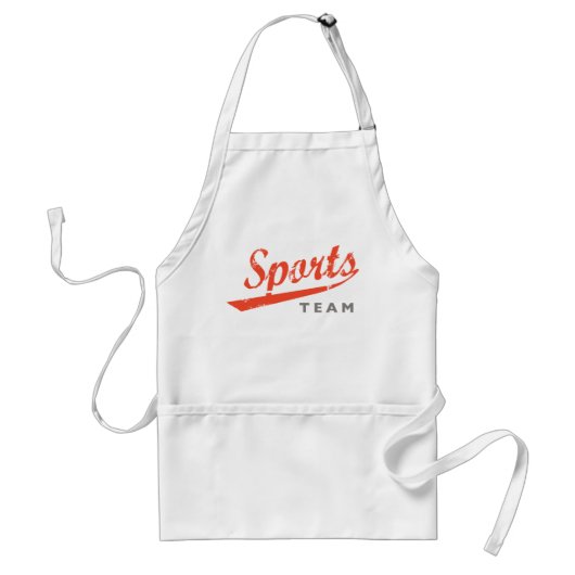 一般スポーツチーム スタンダードエプロン (正面)