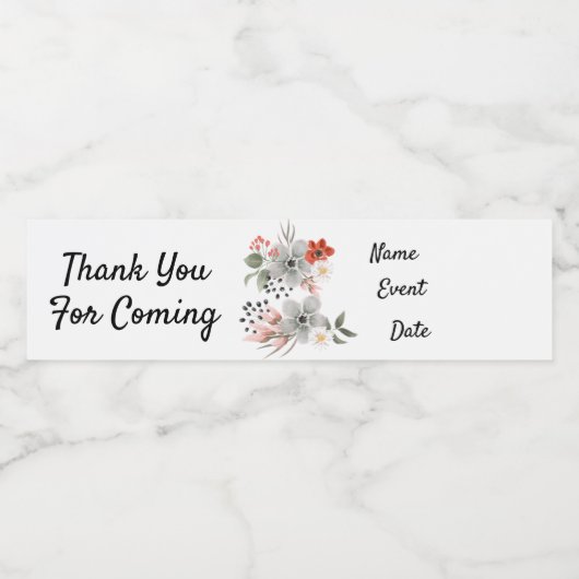 一般パーソナライズされた ペットボトルラベル (シングルラベル)