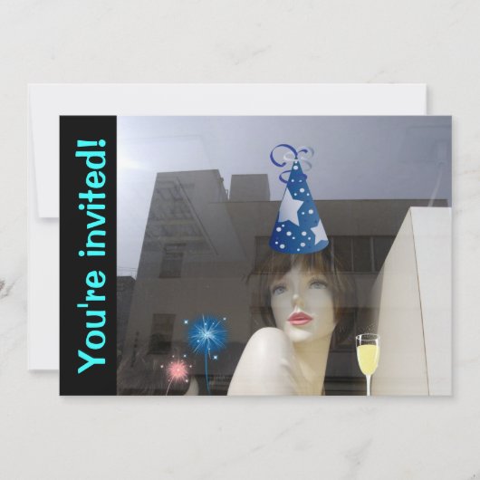 一般パーティー/大晦日招待状 招待状 (正面)