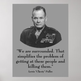 一般プーラーと引用文 ポスター