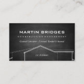 一般モダン建築チョーク 名刺 (正面)