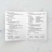 一般休日グリーティングカード シーズンカード (内部)