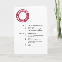 一般休日グリーティングカード シーズンカード